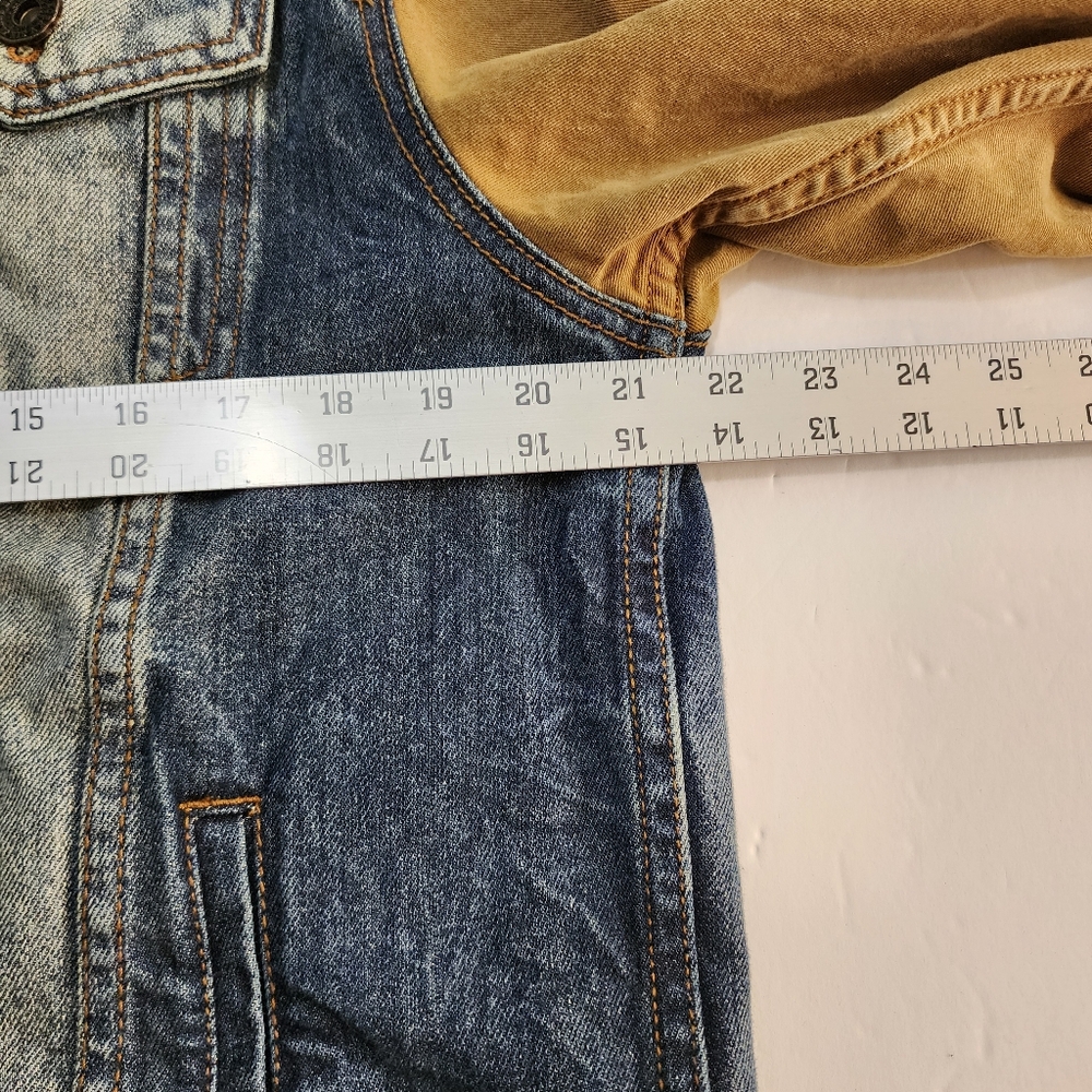 V Six Jeans Denim Patch Jacket - Picture 8 of 10